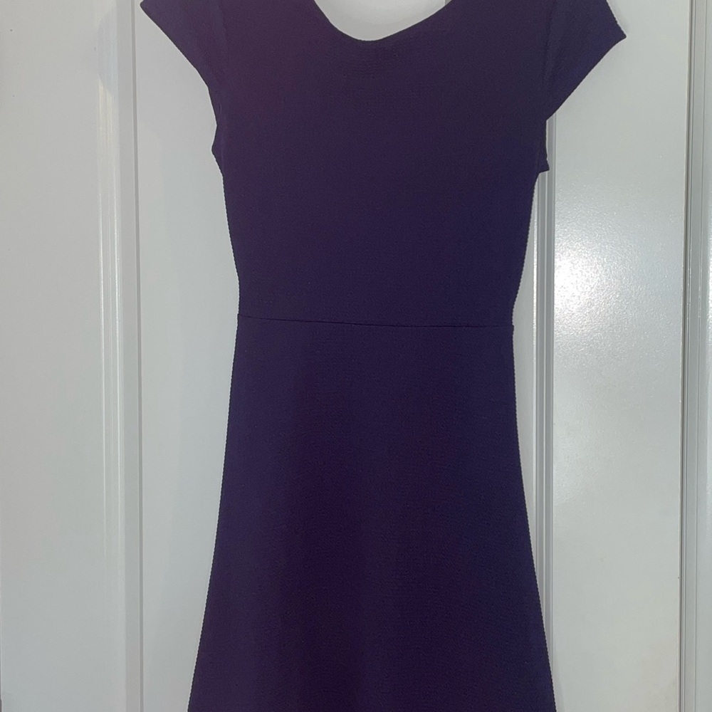 Elegant Purple Women's Dress